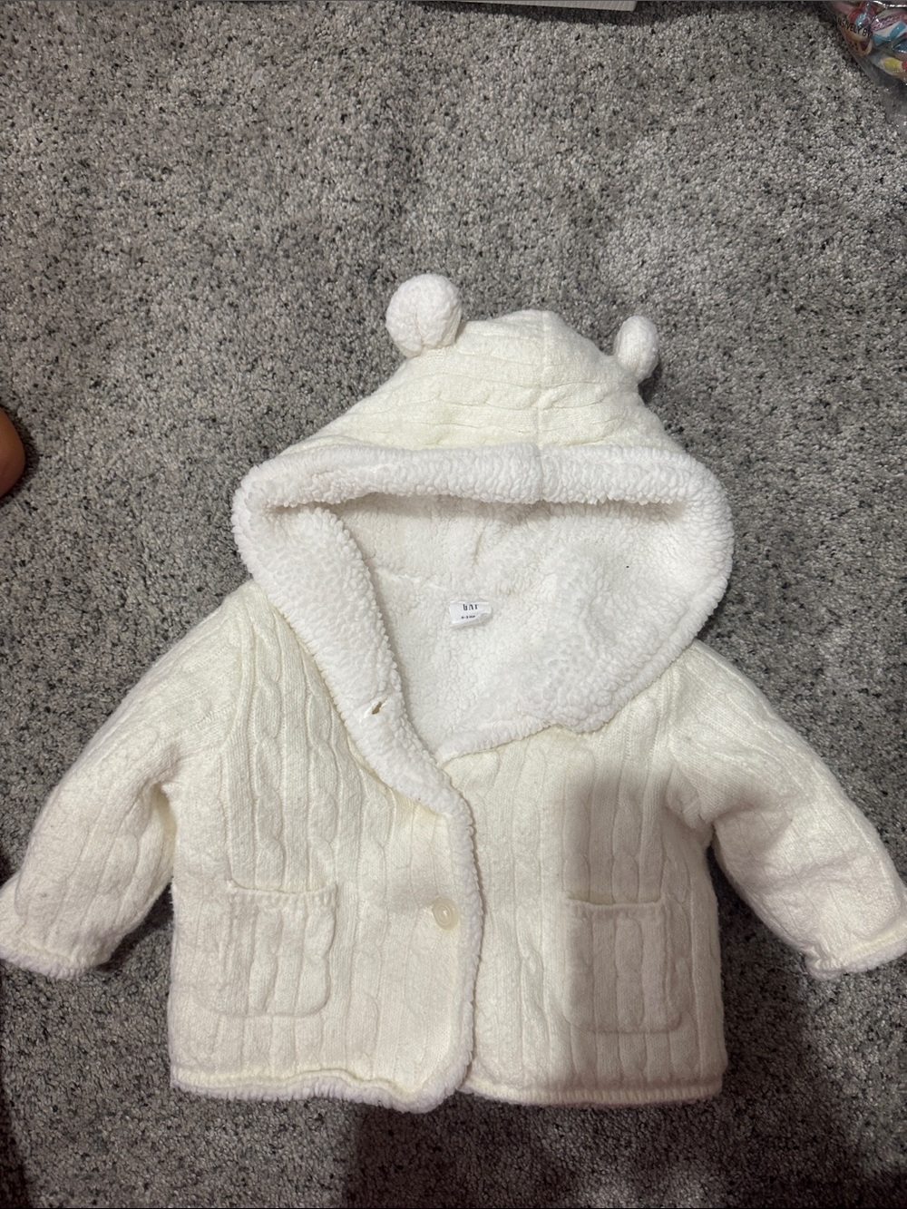 GAP Baby Cream Sherpa Jacket
